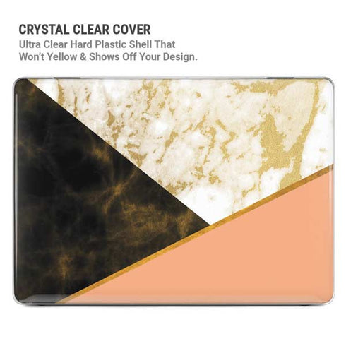 Colored Marble MacBook Air 15in (2023-2025) Case plus Skin